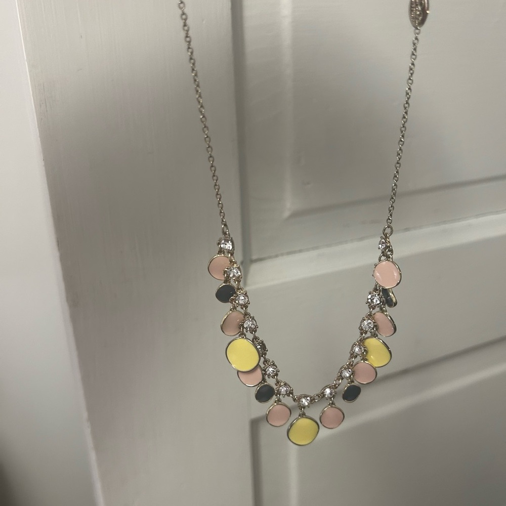 Ann Taylor factory Elegant Multicolor Pendant Necklace